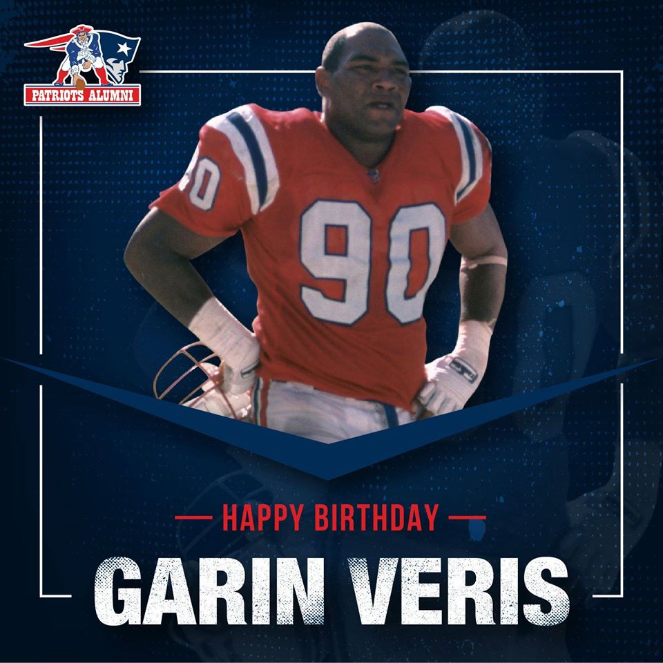 Happy Birthday to friend of the club and <a href="/Patriots/">x - New England Patriots</a> rookie sack record holder (14 - 1985) <a href="/Cardinal80/">Garin Veris</a>.