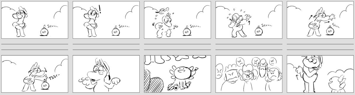 Percy n' Dale board thumbs

#storyboard 