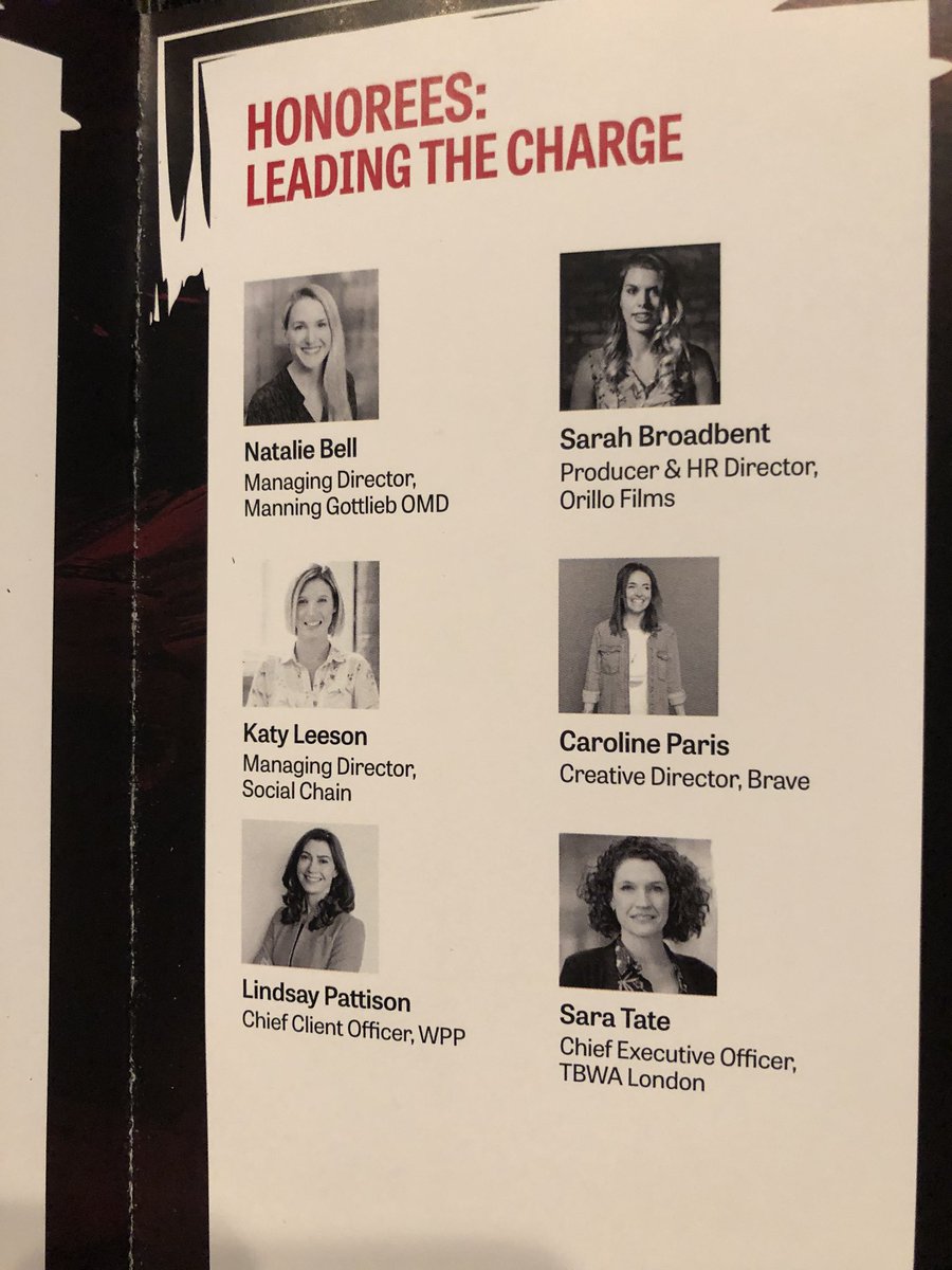 Very happy to be at the @Campaignmag Female Frontier Awards and absolutely thrilled to be an honouree for Leading The Change #femalefrontiers