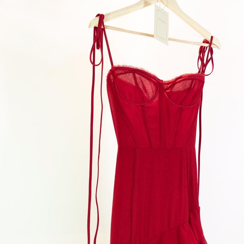 We can help you create a one of a kind dress whether it is for your big day, rehearsal dinner or any other special occasion. #Trista