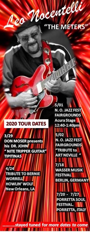 MesaBoogie's tweet photo. Looks like there are now several opportunities to catch the fabulous Leo Nocentelli live with more to come!
https://t.co/5AgE786BHF

#MesaArtist @leonocentelli #TheMeters
#MesaBoogie #LoneStar #Fillmore100 #2x12Rectifier https://t.co/DV2GpsBDZw