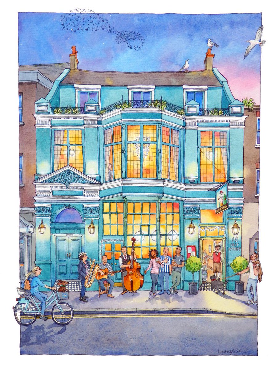 Another fabulous piece by artist Lyndsey Smith! Come and see ‘The Walrus, Brighton’ in Chalk Gallery now. 

#thewalrus #walruspub #thewalrusbrighton #brightonpubs #pubillustration #brightonandhove #brightonart #lewes #lewesart #gallery #gallerywall