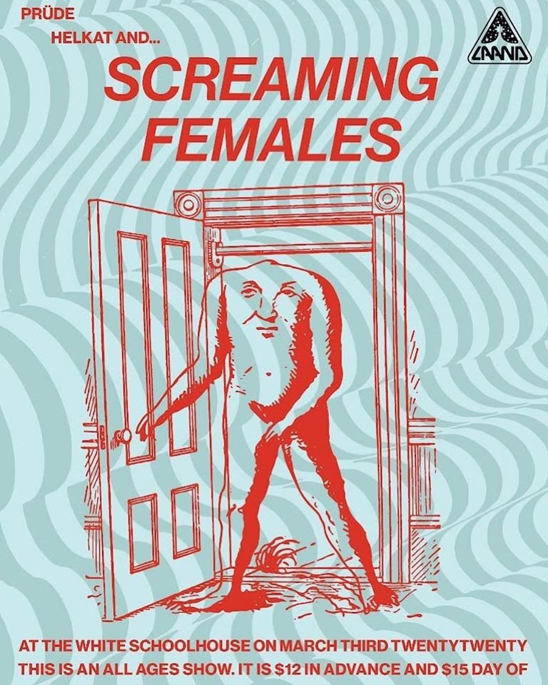 kjhk's tweet photo. TICKET GIVEAWAY 🚨 @screamales are coming to the White Schoolhouse next Tuesday! This LAAND all-ages show features Hellkat, Prüde, and a snack stand! Make sure you follow us and retweet for a chance to win a pair of tickets! https://t.co/RQ6vpoRRQt