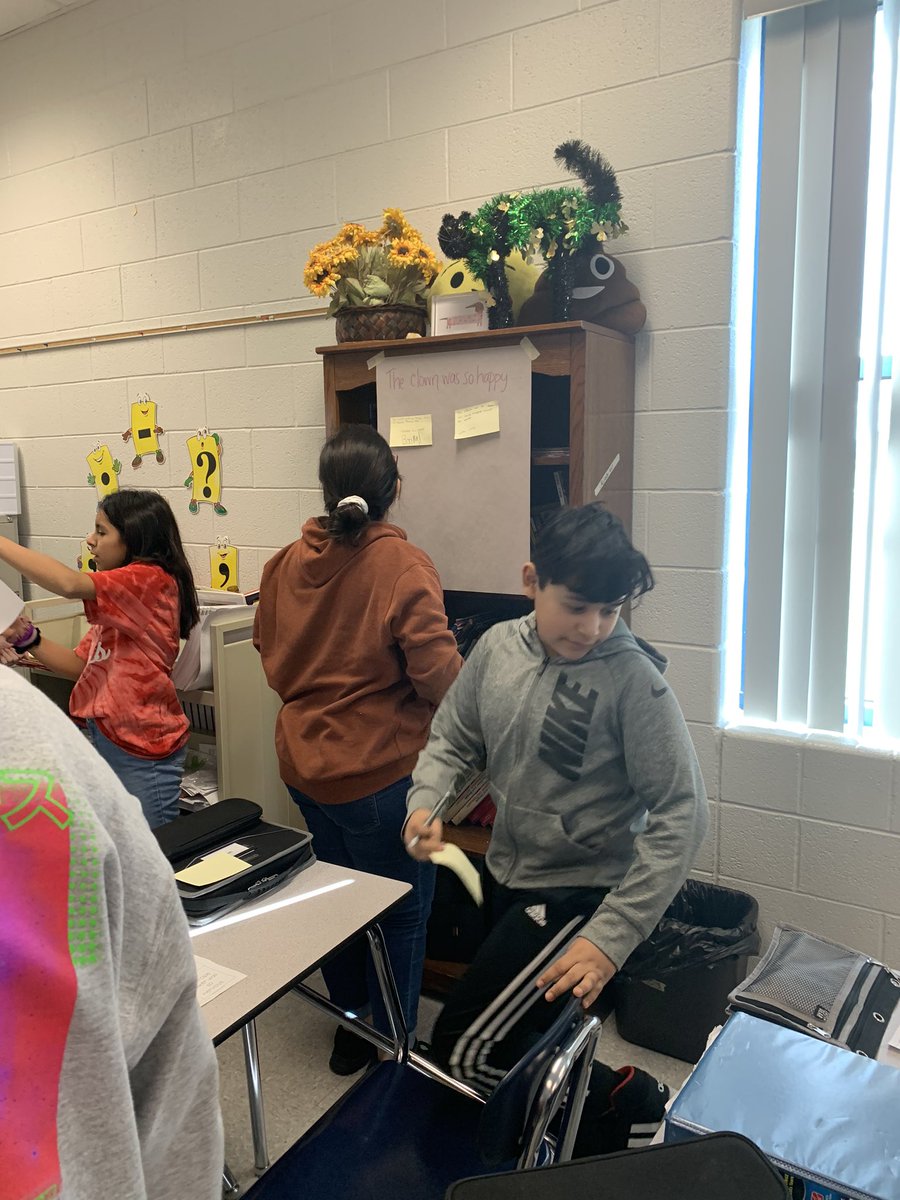 ShellLeighvt's tweet photo. Having fun with Hyperbole today! Hyperbole Slam for the win! Who can write the most “extra” hyperbole?@ABMSPrincipal @fcpsk12 https://t.co/binv1AthCC