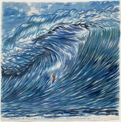 Ray Pettibon. If you’re following me there’s a good chance you already know about his work so you know how hard it was to pick just 4 pieces. On Instagram at  http://Instagram.com/raydog669  and Twitter at  @RaymondPettibon