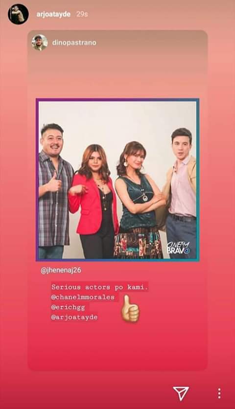 RSanquii's tweet photo. Oo nmn di kayo bagay, Kay @mainedcm yan bagay n bagay charot LNG ,coming soon DW ,ABANGAN natin s kanto si Erich, joke LNG wag pikon, congrats babs Arjo may aabangan uli kmi sayo! 

#MaineMendoza https://t.co/dYRXLBIgyi