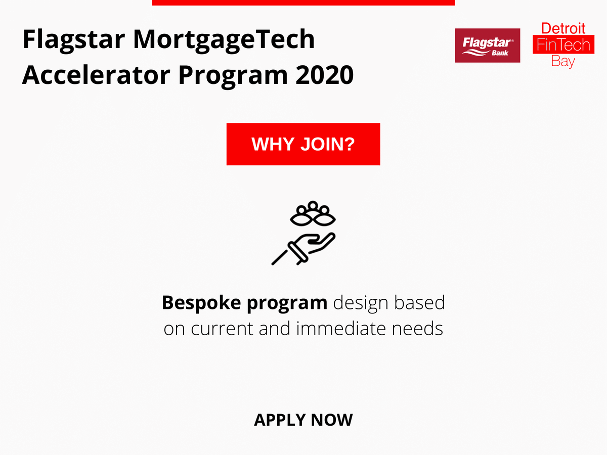detroitfintech_'s tweet photo. A bespoke program designed on the current needs!

Join the @flagstar Accelerator Program today!

Apply Now:
https://t.co/TUgd0SbtGe

#BayArea #TechStartups #Detroit #SiliconValley #FinTech #FinTechBay 

@siliconfintech_ 
@FinTechCo https://t.co/OBtUDN5L54