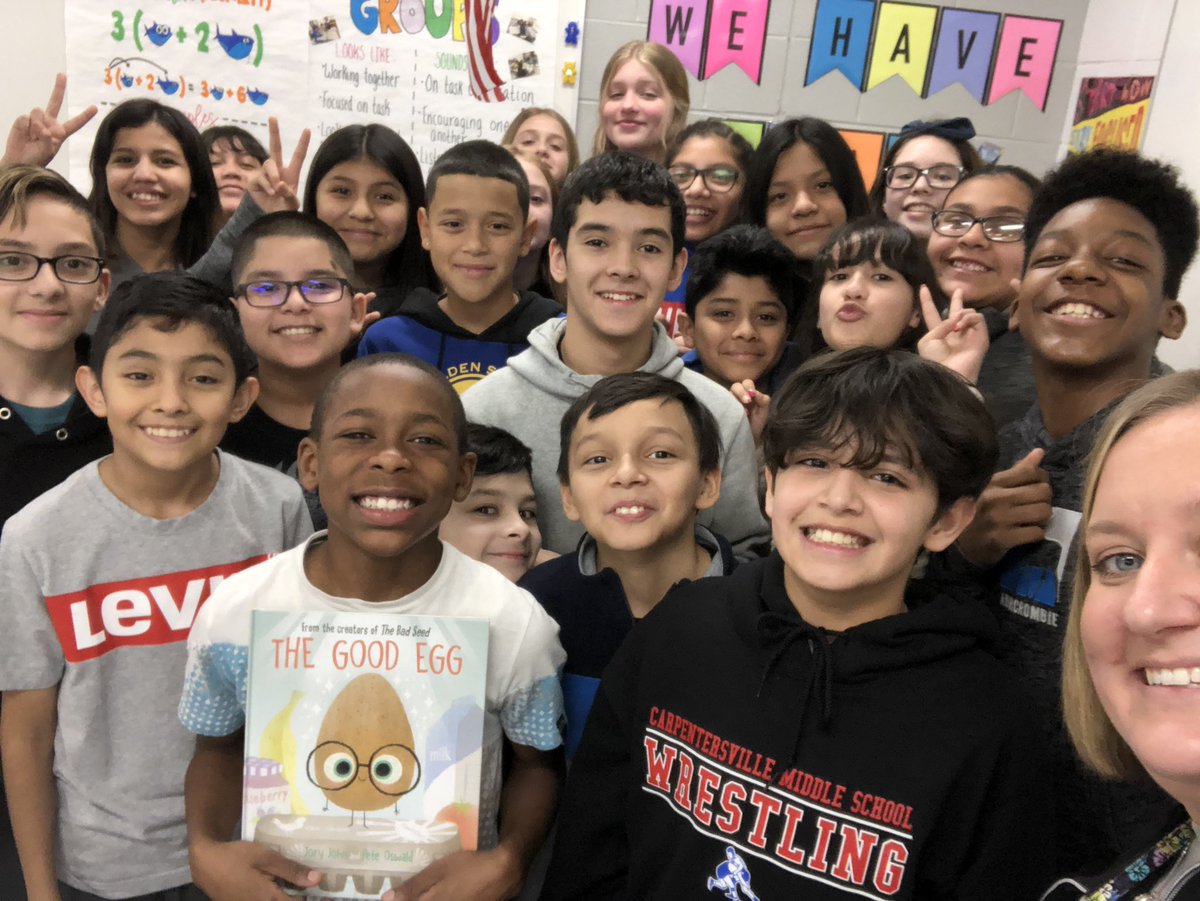 6th Graders love to be read to as much as younger students! #d300learns