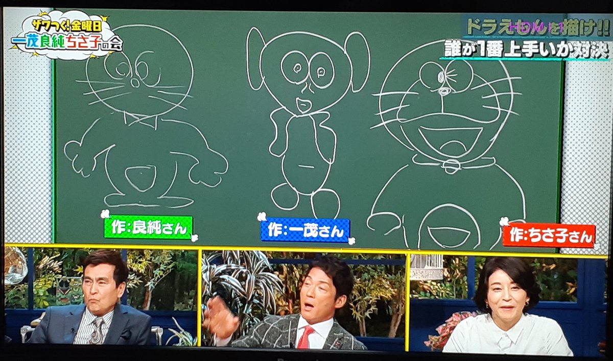 一茂が描いたドラえもんに驚愕