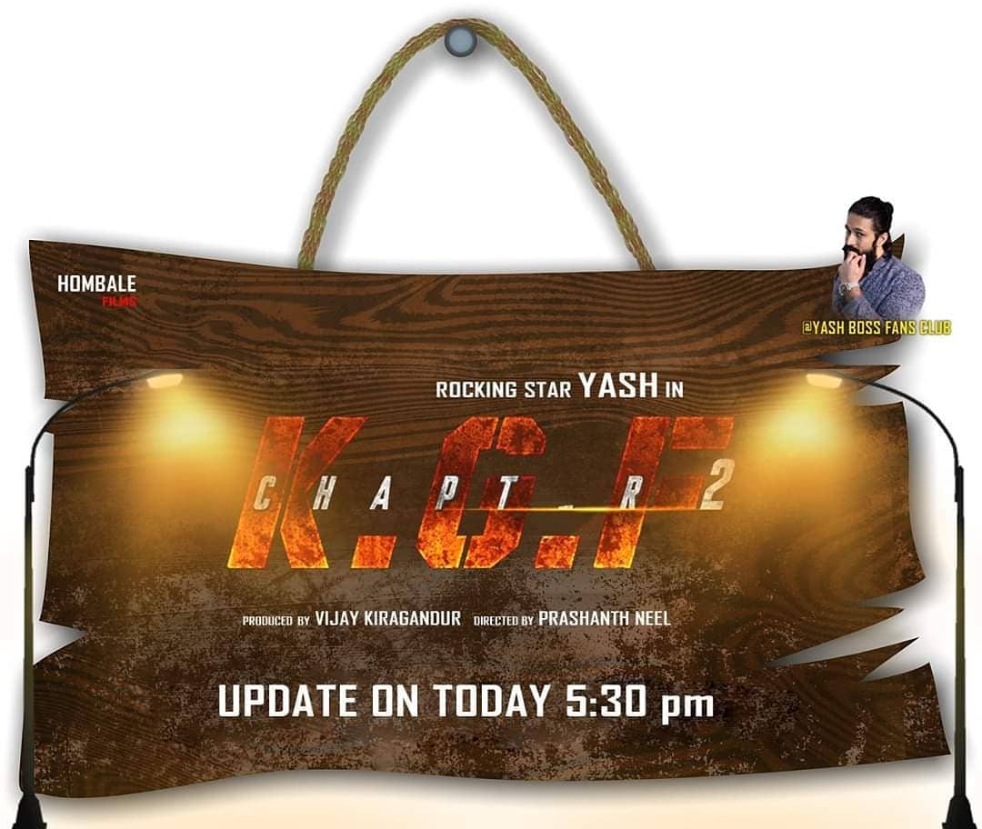 AndhraYash's tweet photo. Wait Is Over...!
KGF Chapter 2 BIG UPDATE TODAY 5.43 PM ..!
ನಮ್ಮ ರಾಕಿಂಗ್ ಸ್ಟಾರ್ ಯಶ್ ಅವರು‌ ಅಭಿನಯದ ಕೆಜಿಎಫ್ ಚಾಪ್ಟರ್2 ಚಿತ್ರದ EXCLUSIVE BIG UPDATE ಇಂದು ಸಂಜೆ 5.43 ಕ್ಕೆ ನಮ್ಮ ಯಶ್ ಬಾಸ್ ಅಫಿಷಿಯಲ್ ಅಕೌಂಟ್ ನಲ್ಲಿ ಬರಲಿದೆ..!
FOLLOW 

@TheNameIsYash https://t.co/UHXVHSbBOj
