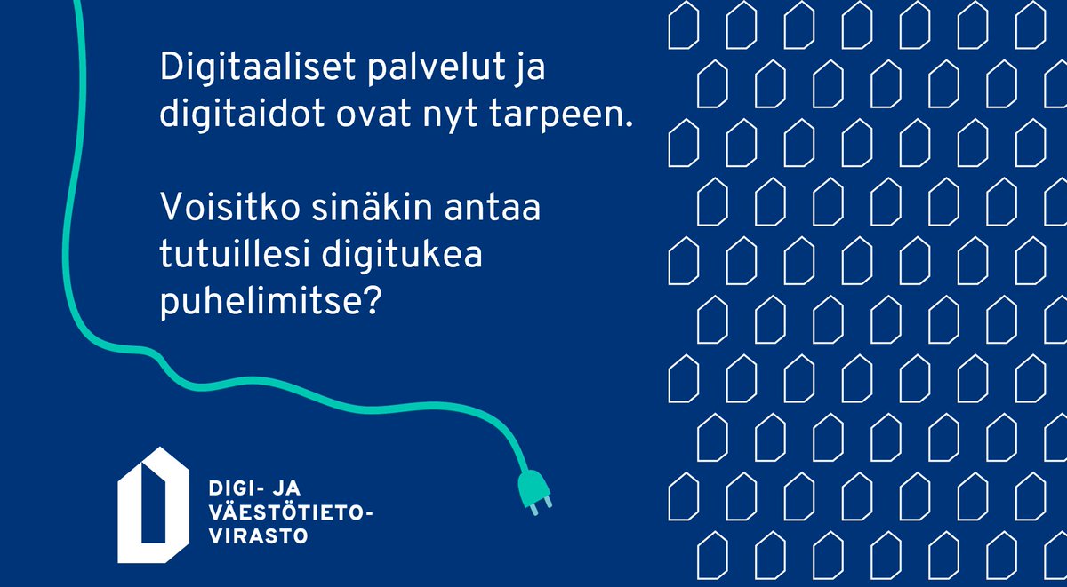 Asioita kannattaa nyt hoitaa digitaalisesti. Samalla korostuu myös digitaitojen tärkeys ja tuen tarve. Kannustamme teitä kaikkia keksimään keinoja antaa digitukea etänä eli esimerkiksi puhelimitse. Digitukivinkkejä 👉suomidigi.fi/ryhmat/digituki #digituki