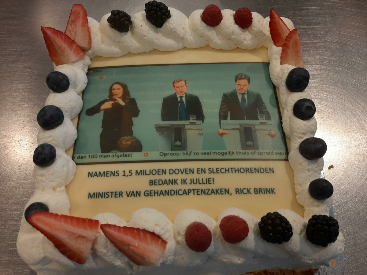 Mooi dat de eerste stappen zijn gezet naar meer inclusieve media. Daarom heb ik vandaag taart laten bezorgen bij de <a href="/nos/">NOS</a>. En ik hoop dat dit straks de standaard wordt.