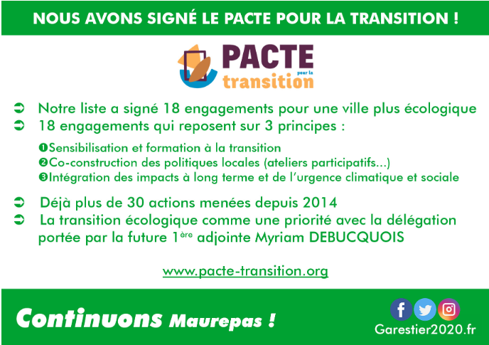 Elioflo's tweet photo. 🇫🇷A #Maurepas @Garestier2020 s'engage sur le #pactetransition @PacteTransition 👏 #Maurepas2020
C'est bien l'affaire de tous.... et pas que d'un "clan" https://t.co/lw8G5xPyx7
