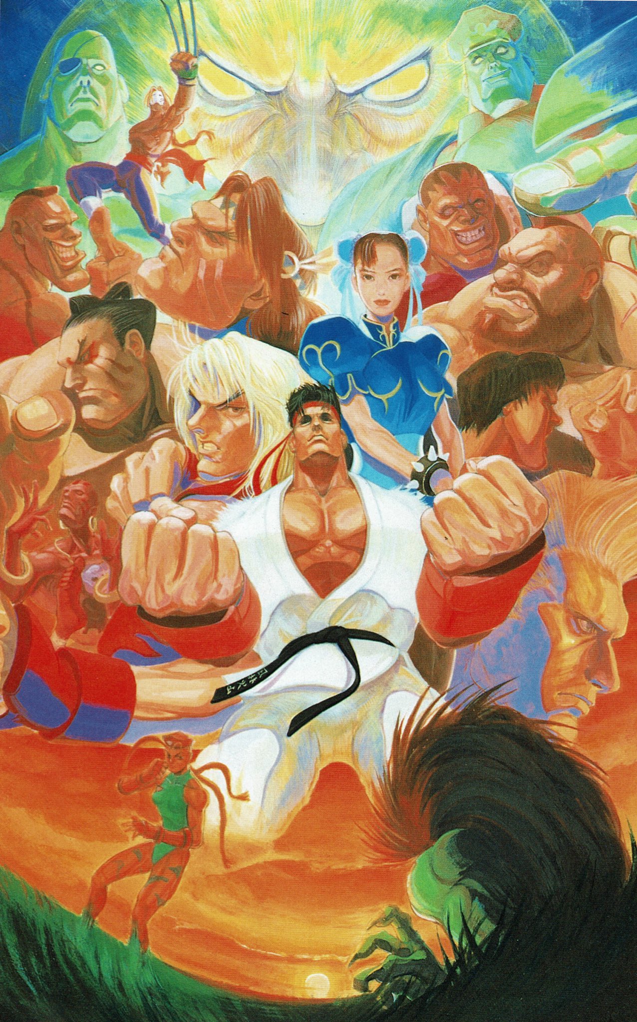 VideoGameArt&Tidbits على X: Two Street Fighter (movie) trading