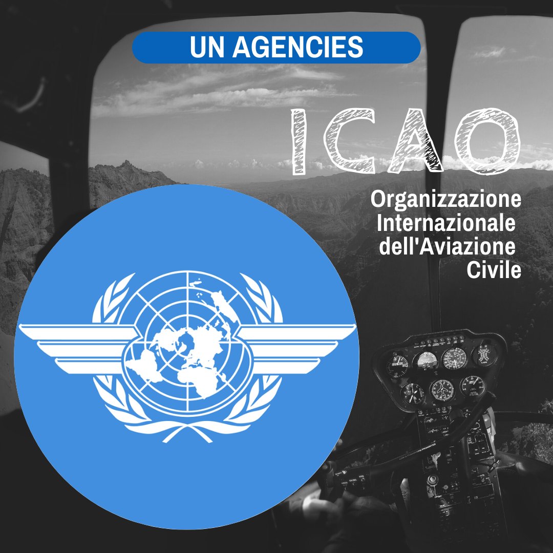 L’ <a href="/icao/">ICAO</a> è l’agenzia ONU che si occupa di aviazione civile ✈, garantendo il rispetto e l’aggiornamento della Convenzione di Chicago, entrata in vigore contestualmente alla nascita dell’Agenzia nel 1947. Ha sede a Montréal 🇨🇦, dov'è presieduta da Fang Liu 🇨🇳. #ICAO #UNAgencies