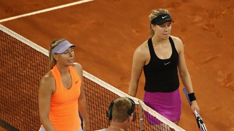 7. Eugenie Bouchard vs Maria Sharapova, Madrid 2017Iconic match. Just days after Bouchard called Sharapova a ‘cheater’, they met in Madrid, with Bouchard playing her best tennis in a long time. She hasn’t come close at all to playing at that level since. 