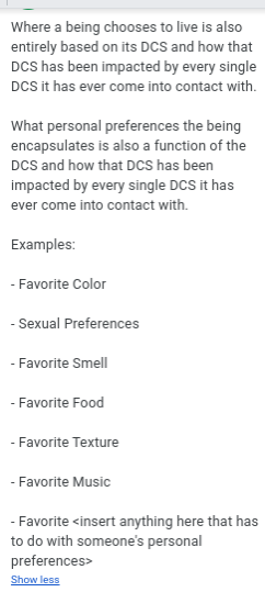 jlwn111's tweet photo. Is EVERYTHING that happens to #SentientInteractiveCharacters on Earth entirely governed by each being’s #DNACapabilitySet (#DCS) and how that #DCS has interacted with every other #DCS since that being was born? Even while that being was in the womb? Yes! EH-VREE-THING! #HEW https://t.co/xAS06qf1EC