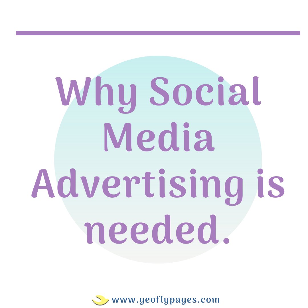 geoflyzone's tweet photo. #geoflypages #topsmoservices #socialmediamarketing #socialmediastrategy 
Here is why social advertising is needed. check out these points and for social media, services Visit Geoflypages! https://t.co/7ObRRGi6yY