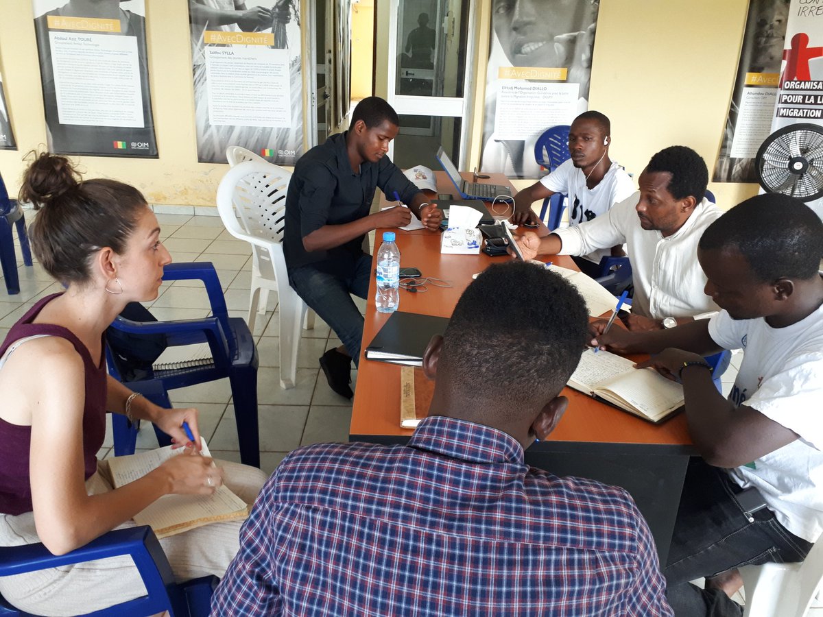 DialloElhadjMo1's tweet photo. Une rencontre entre @LVIA @OGLMI @DDM Pour un éventuel collaboration pour mener des activités des sensibilisation et réinsertion de jeunes Guinéens dans métiers porteurs de croissance dans région de Kankan Guinée @Idi_Sompare @OIMGuinee @FndiayeOIM @david_mcilroy @President_GN https://t.co/4KurcLxK7n