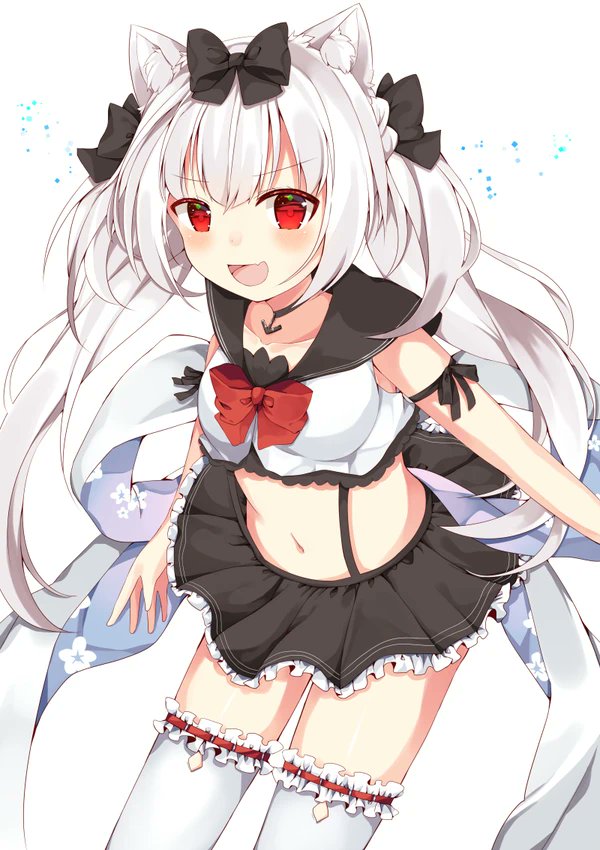 「#自分のPixivブクマTOP3をあげる
(・e・)? 」|蒼月真葵❄️💫のイラスト