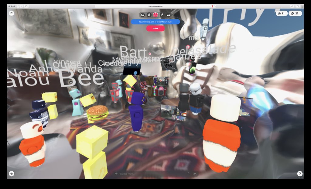 dutchtype's tweet image. When life gives you Coronavirus, make virtual lemonade! Misha having  @manandcom presentations in his virtual house today. @DAEnews