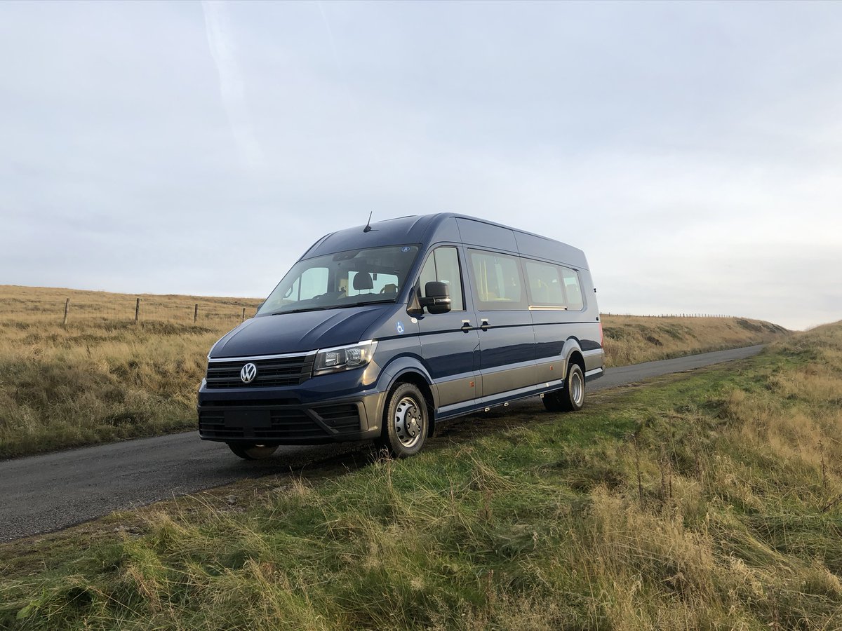 MinibusOptions's tweet photo. We recently delivered this VW Crafter L5H3 to a care organisation in Whitehaven.

This vehicle is designed to carry 16 seated passengers, or up to 6 wheelchair occupants &amp; 1 seated passenger. Wheelchair access is via a BraunAbility underfloor tail-lift at the rear of the vehicle. https://t.co/6qdI5L97aO