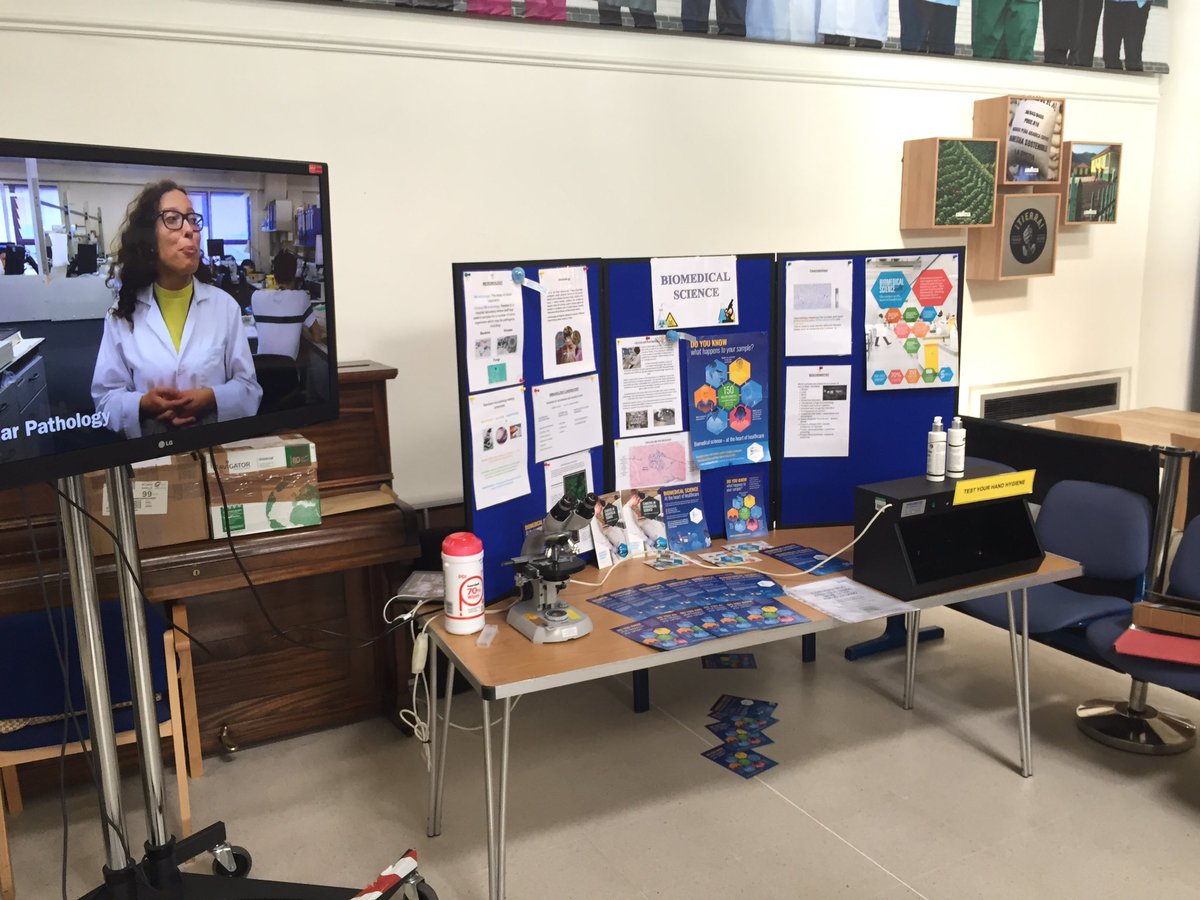 1DorsetPath's tweet image. Come and talk to our Biomedical Scientists @RBCH_NHS in the atrium for #HCSWeek20 @IBMScience @lumigeomax @nathantbourne. Test your hand hygiene!
