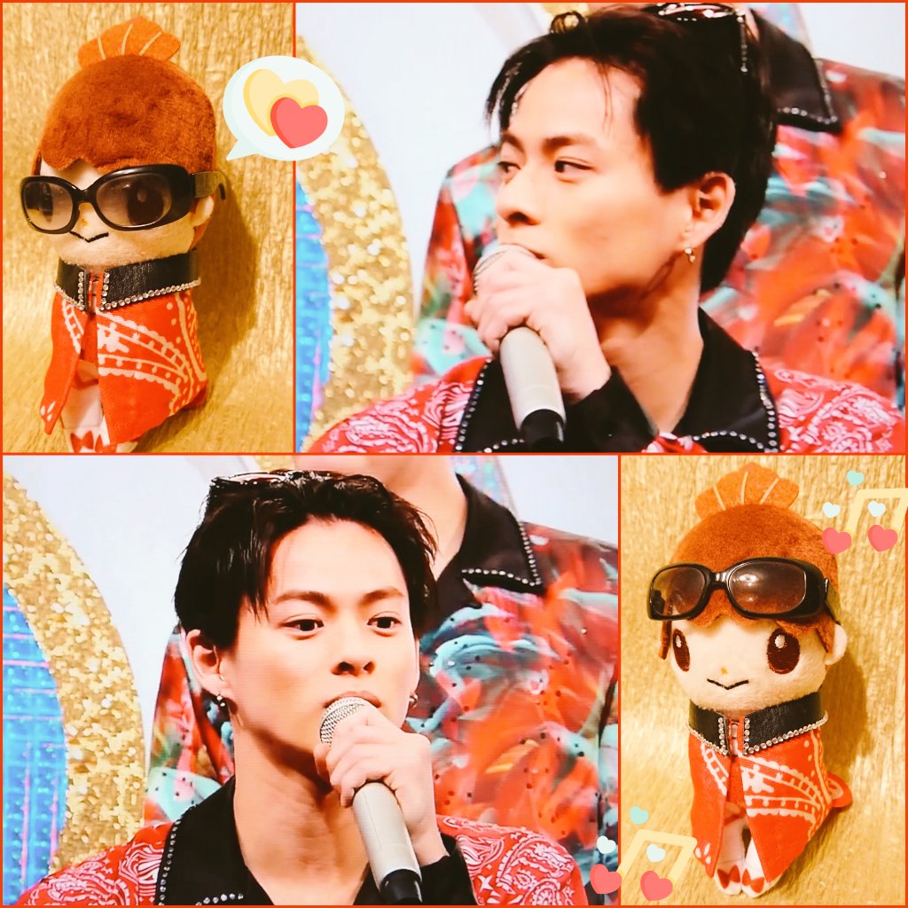 Yoo 短髪黒髪btn 画面で見ても最高だった ジロちゃんbtn記念に 勝手に記念日 Btn衣裳のちょっこりさん サングラスちょこっと乗っけて紫耀くんとオソロ 少クラアルバムの紫耀くんの笑顔も最高に可愛い かぐや様も見ないとだけど 今日の放送