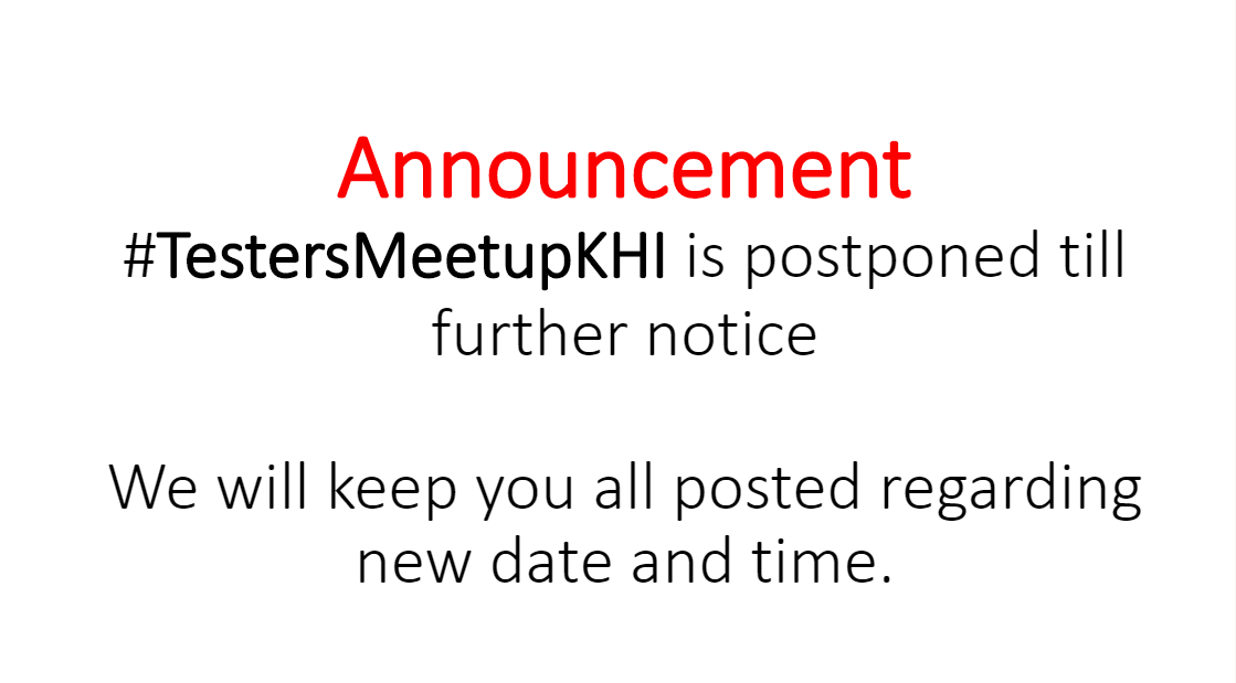 Pakistan Testers Society tweet media