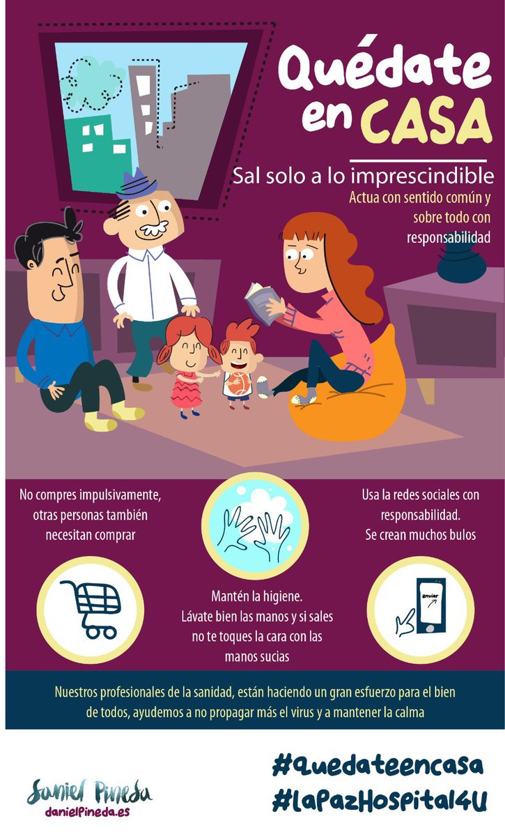 almucastro01's tweet photo. Desde #HospitalLaPaz lanzamos esta info para q hagáis difusión entre vuestros amigos y familiares  #quedateencasa @Roci_Buendia @juliomayol https://t.co/1Grb7eF04z