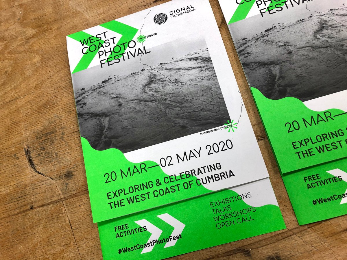 asap_digital's tweet image. Printed material for the INTERNATIONAL FESTIVAL OF PHOTOGRAPHY + DIGITAL ART 20 MARCH - 2 MAY 2020 2 Colour Spot Litho Neon and Black @Signal_Films #WestCoastPhotoFest #print #GraphicDesign #printedinsheffield