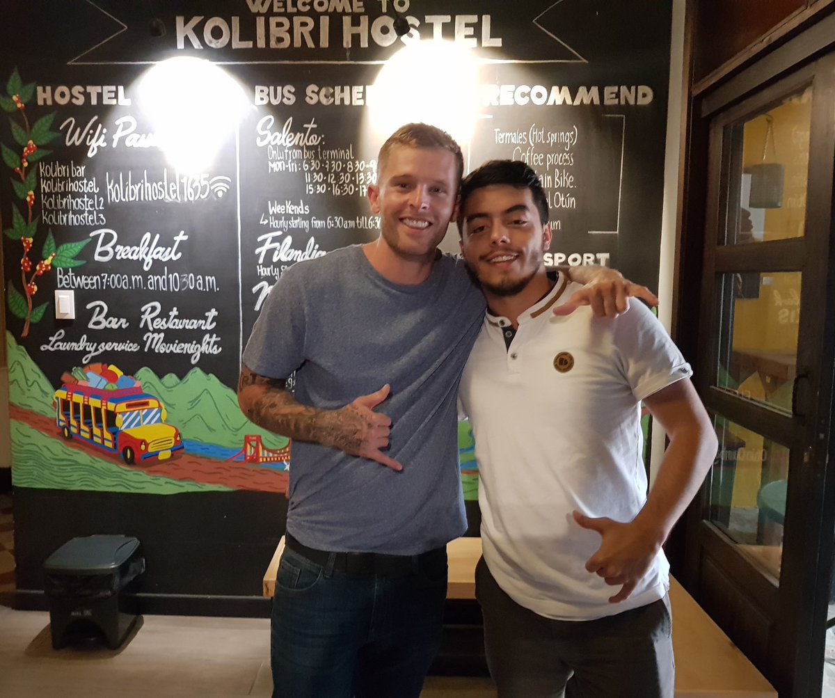 KolibriHostel's tweet photo. #Hostellife con este colombianísimo ❤🎒 https://t.co/XUOYfX4t4G