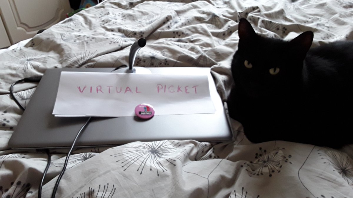 ANLecturer's tweet photo. @oubucu members of the #FourFights #UCUstrikes, who's got the best #DigitalPicket #VirtualPicketLine photo? (New entrants allowed today from all UCU comrades!) https://t.co/341HXj1pPT
