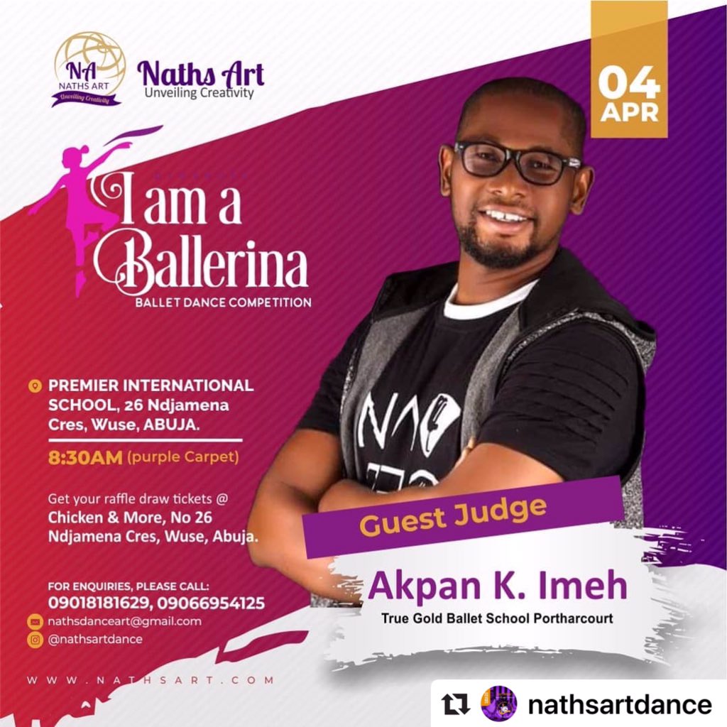 ImeakGold's tweet photo. Join the #PhCityDanceBoss this April in Abuja. Contact 08135250881 https://t.co/rkifQ3JyVt