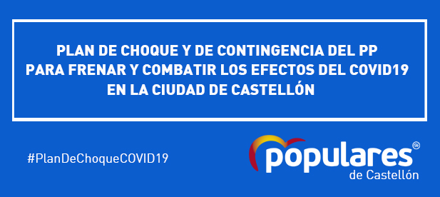 popularescs's tweet photo. Plan de Choque y de Contingencia del PP para frenar y combatir los efectos del #COVID19 en la ciudad de Castellón | https://t.co/Kbb6tOBPc3 https://t.co/huNIagM9fo #PlanDeChoqueCOVID19 https://t.co/ZibBEisU99