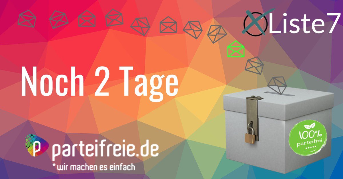 ‼️Die Wahlzettel bereiten sich auf den 15.03. vor!
#pfbcountdown #liste7 #wirmacheneseinfach