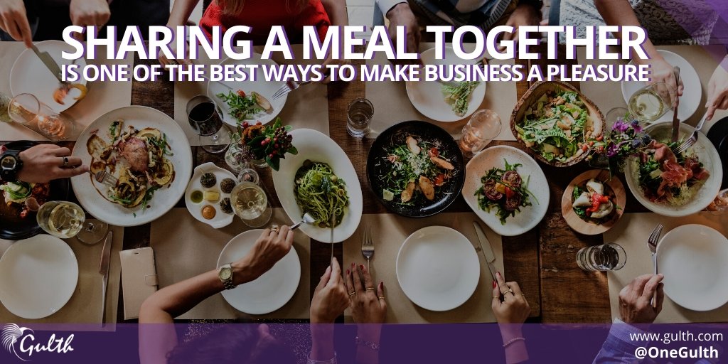 OneGulth's tweet image. There is no better way to build relationships. There is no better way to share experiences. There is no better way to get know people. Breaking bread has been used for centuries as the best way to enjoy the company of friends and family.