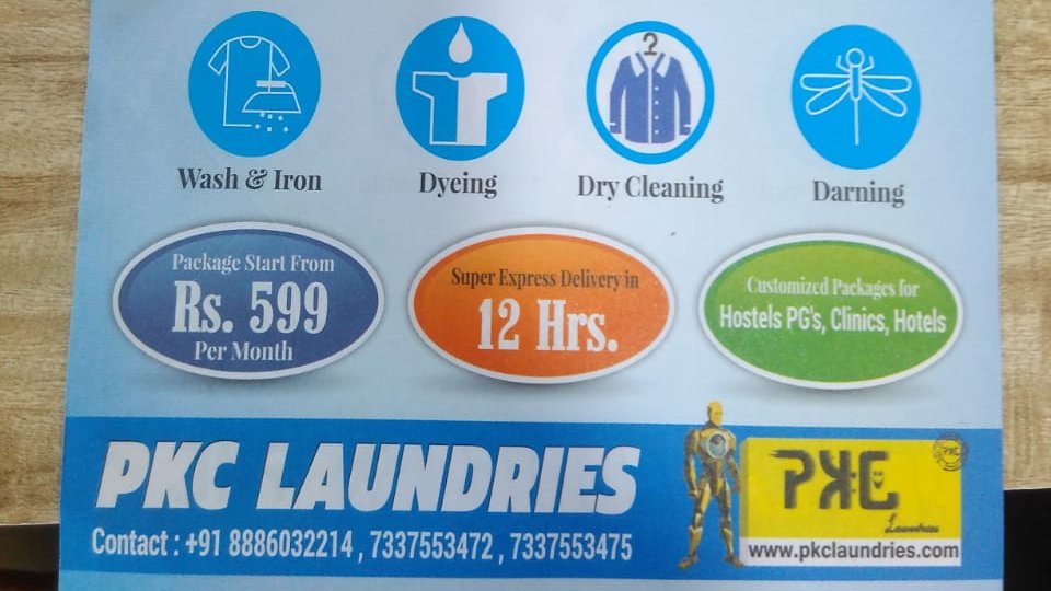 PLaundries's tweet photo. @V6News We PKC laundries provide you the best laundry services in Hyderabad, Vijayawada and Guntur. This company  basically takes care of your garments and maintain the highest standards in laundry service. With handy experience in garment care. https://t.co/lAVvf0on6b