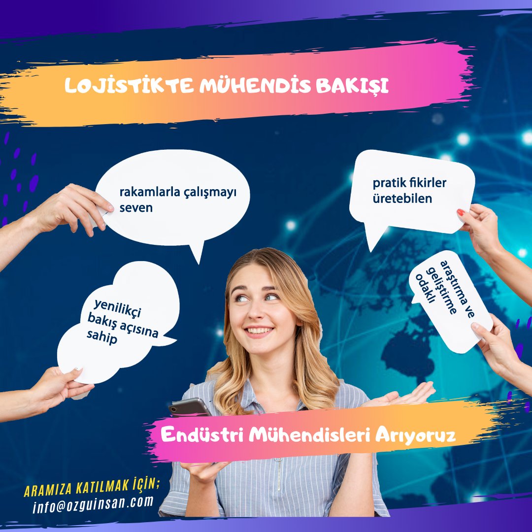 Özgü Lojistik ailesinin bir parçası olmaya ve kariyerine iyi gelecek bir başlangıç yapmaya hazırsan, başvurunu bekliyoruz. ✨  👉 lnkd.in/gtT4P67

#lojistiktemühendisbakışı #özgülojistik #işilanı