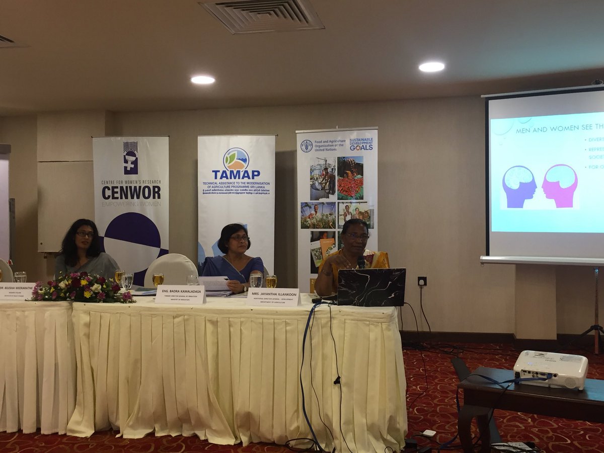 HeidelbachOlaf's tweet photo. #EU supported symposium on supporting agricultural productivity through #gender inclusion in #SriLanka today at Waters Edge. https://t.co/LUtunNEXuM