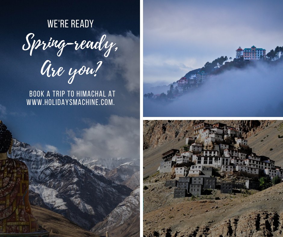 HolidaysMachine's tweet photo. Explore Himachal Pradesh with #HolidaysMachine 🏔
Book Exciting Holiday packages online!

Visit https://t.co/7DSArz2aSI
Call us for more details +911724044400
Kindly Retweet and Share the post!
#HimachalPradesh #Holidaypackages
#besttravelagency https://t.co/e134MxrhzF