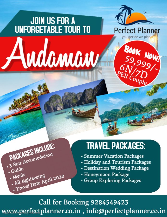 PerfectPlanne13's tweet photo. Book your Andman package tour 
Contact: 9284549423 
Visit: https://t.co/o4tHAd6O53 

#perfectplanner #travel #tour #traveling #travelagents #bookyourpackage #andman https://t.co/F8gz0pTJq6