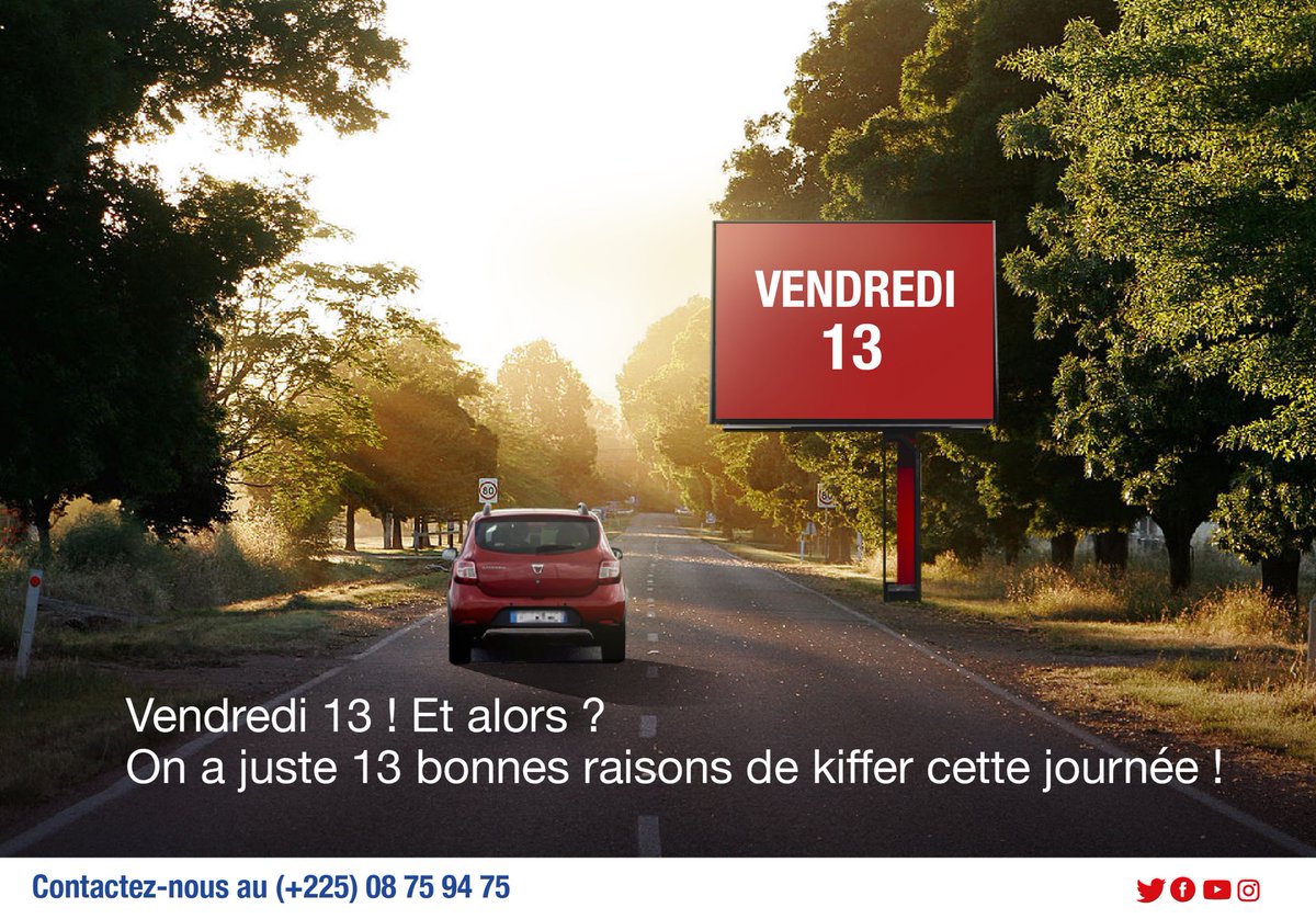 AutoServicesP's tweet photo. Hello !!!
Comment vivez-vous les vendredis 13 ? 
Avec optimisme ou avec appréhension ?

Racontez-nous en commentaire votre expérience positive ou négative de ce jour particulier 

Taguez vos amis pour qu’ils partagent également avec nous leur expérience 😉

#Onrouleensemble https://t.co/erJtG3Fw88