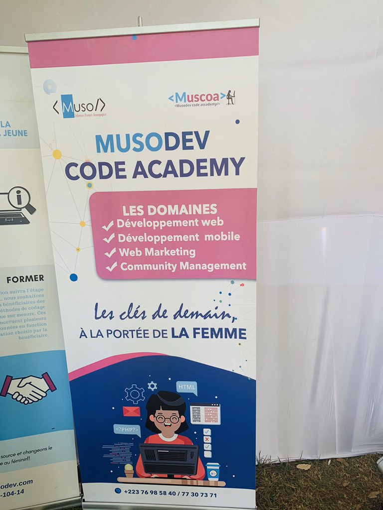 AnnaKonate's tweet photo. Mon coup de cœur du lancement du #AccelaratorLab du @PNUDMALI l’Association @musodev et leur application « ZERO VBG ». 
#GenerationEquality  @unwomenafrica #SheRunsCode https://t.co/23iJf1pq4Q