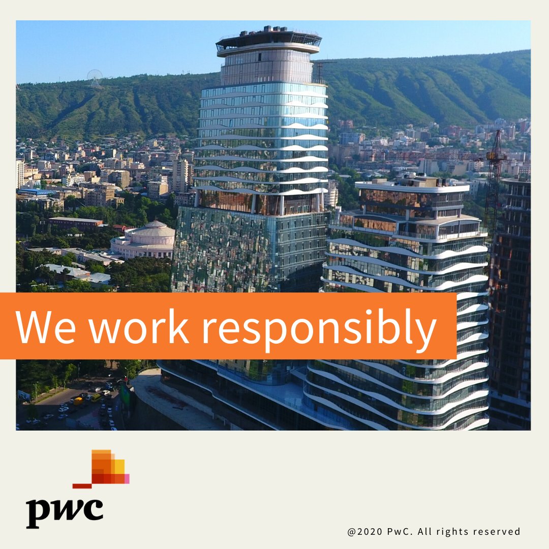 Distance working is caring. We as one company support our doctors by taking timely protective measures to prevent the spread of the virus. დისტანციური მუშაობა ზრუნვაა. დროული დამცავი ზომების მიღება ჩვენი ექიმების მხრადაჭერაა ვირუსის გავრცელების საფთხეების შემცირებაში. #care #PwC