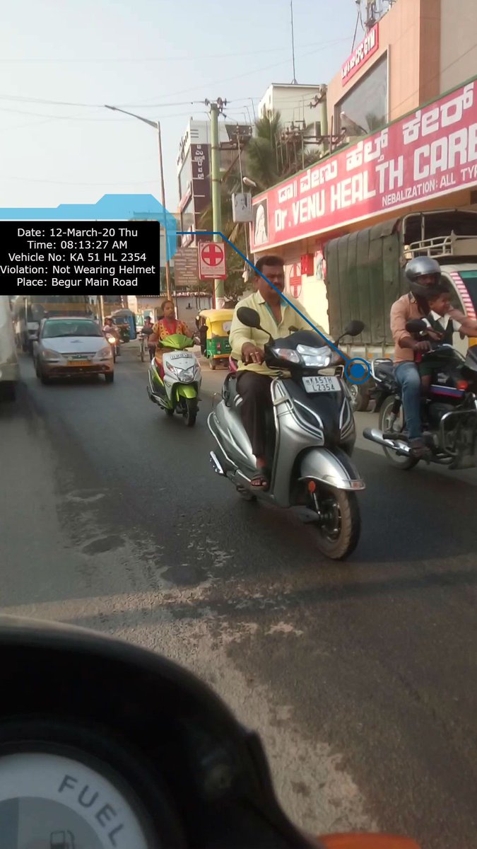 RoadSenseAI's tweet photo. #AutoBot #AI #Follow_Traffic_Rules #BangaloreCityTraffic #RidingWithoutHelmet #RoadSafety #Section194D #RoadSense @blrcitytraffic @btppubliceye #WearHelmet #RideSafely
For More Information 
https://t.co/ujrsIqs6Ht https://t.co/OEDF4U4awt