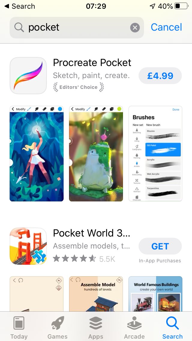 Sketch, paint, procreate. They’ve even got an app for that.