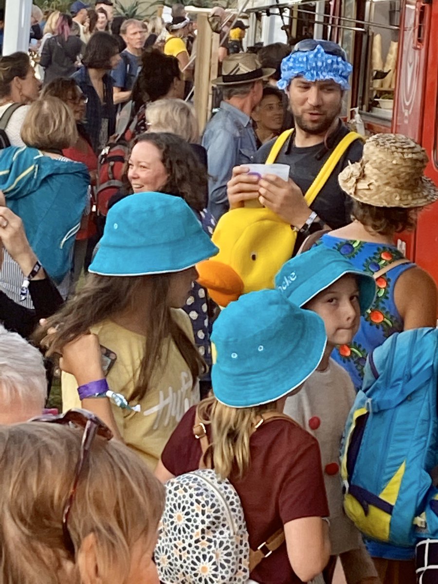 Big day for kids @ the kick off of #WOMAD #kids