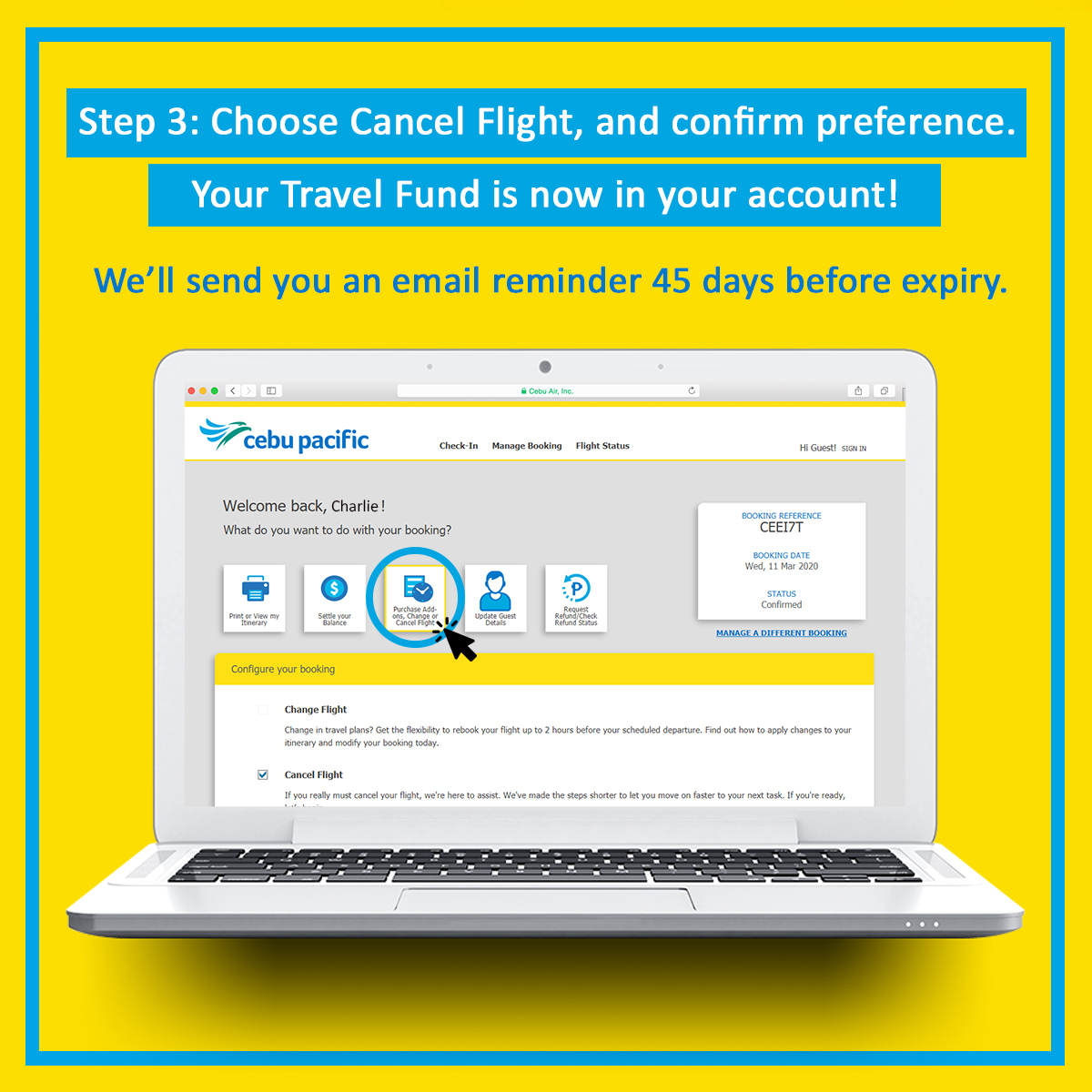 CebuPacificAir's tweet photo. #CEBAdvisory on #COVID19: We are awaiting official advice from our government regulators. We will provide updates as soon possible. https://t.co/xTUO8EgRq7
