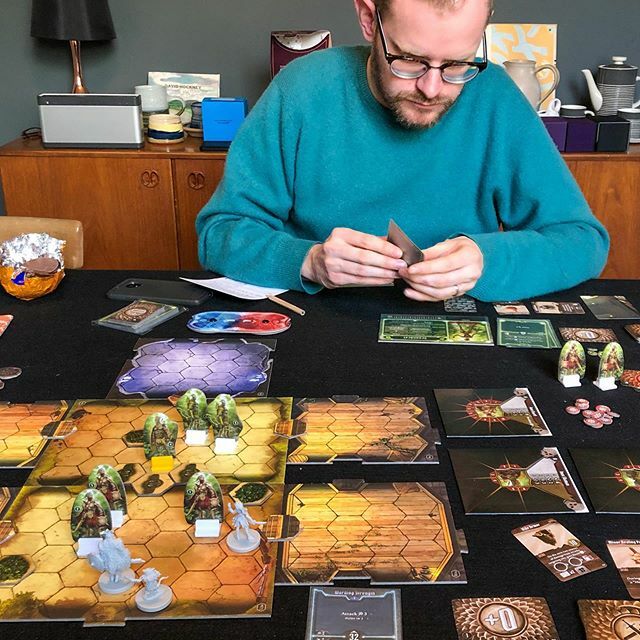 outofhandgames's tweet photo. We got #gloomhaven back to the table. I missed this game. https://t.co/CV4PLt9Rzc https://t.co/E2pXXLuJth